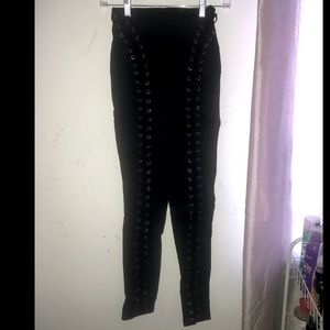 Fashion nova laced up pants